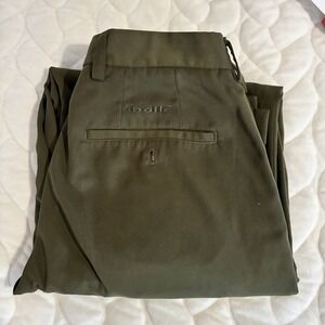 Mens Bolle Golf Green 32/30 Polyester Activewear  Golf Casual‎ Pants Comfort